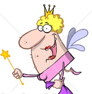 32191-Clipart-Illustration-Of-A-Grinning-Blond-Fairy-Godmother-Or-Tooth-Fairy-Flying-With-A-Wand-And-Bag